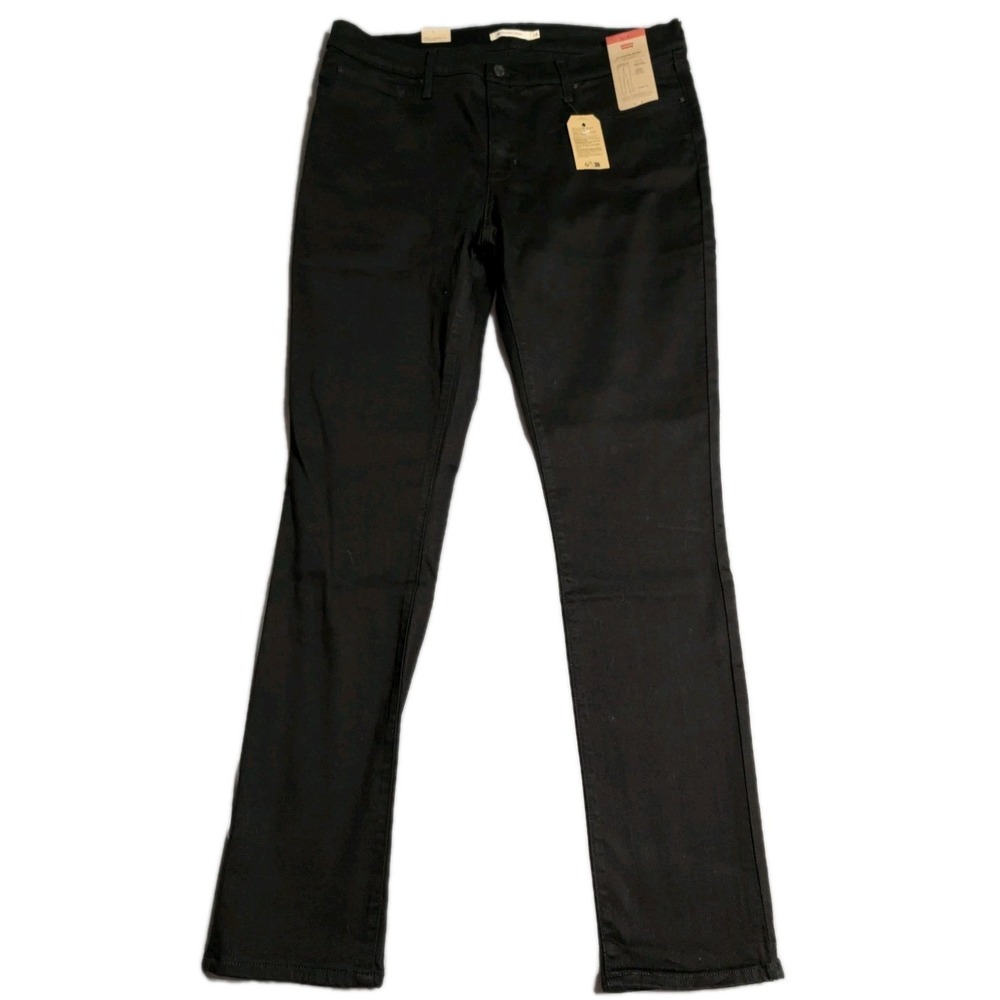 Levi's 311 Shaping‎ Skinny Jeans Womens 34x32 Black Stretch Denim NWT